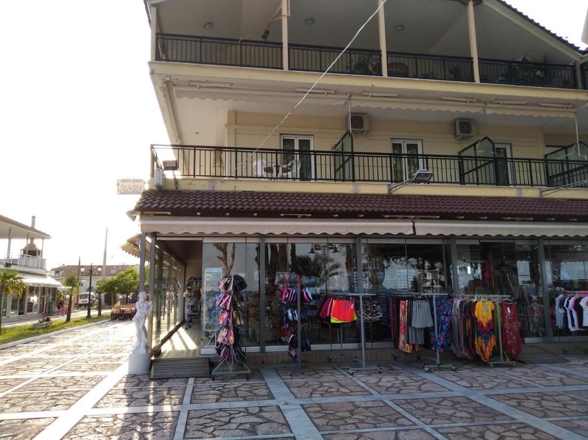 Poseidon Rooms Nea Vrasna Bagian luar foto