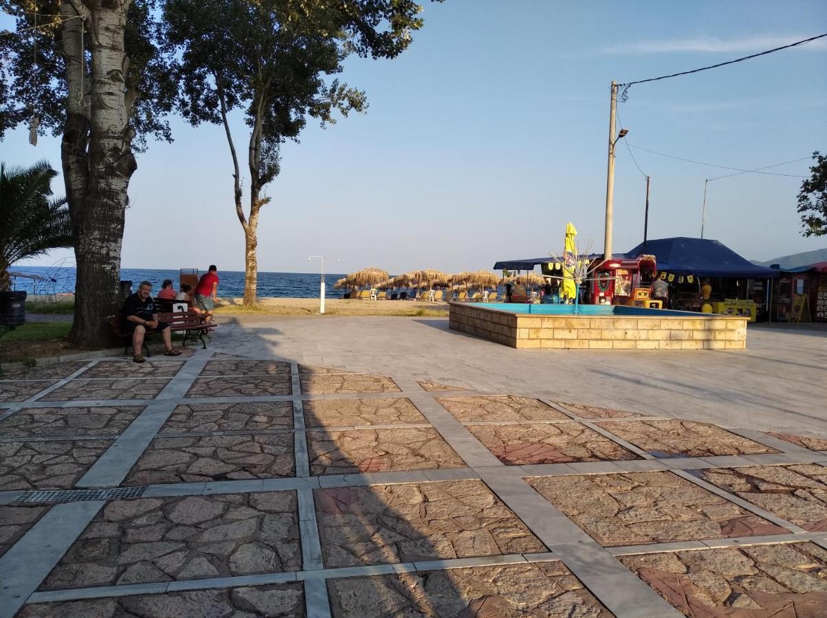 Poseidon Rooms Nea Vrasna Bagian luar foto