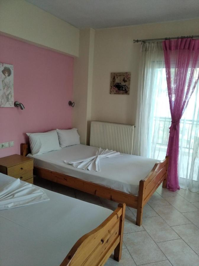 Poseidon Rooms Nea Vrasna Bagian luar foto