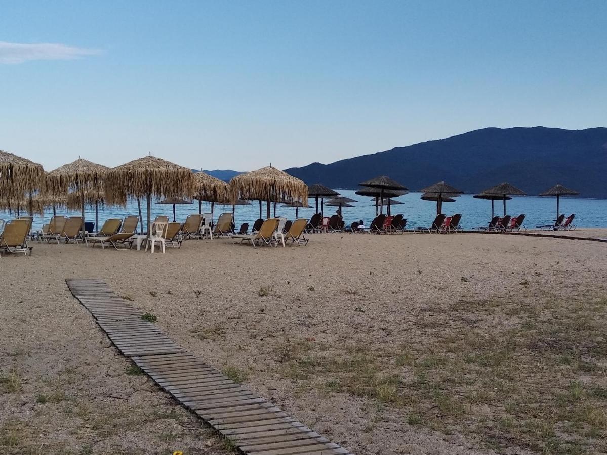 Poseidon Rooms Nea Vrasna Bagian luar foto