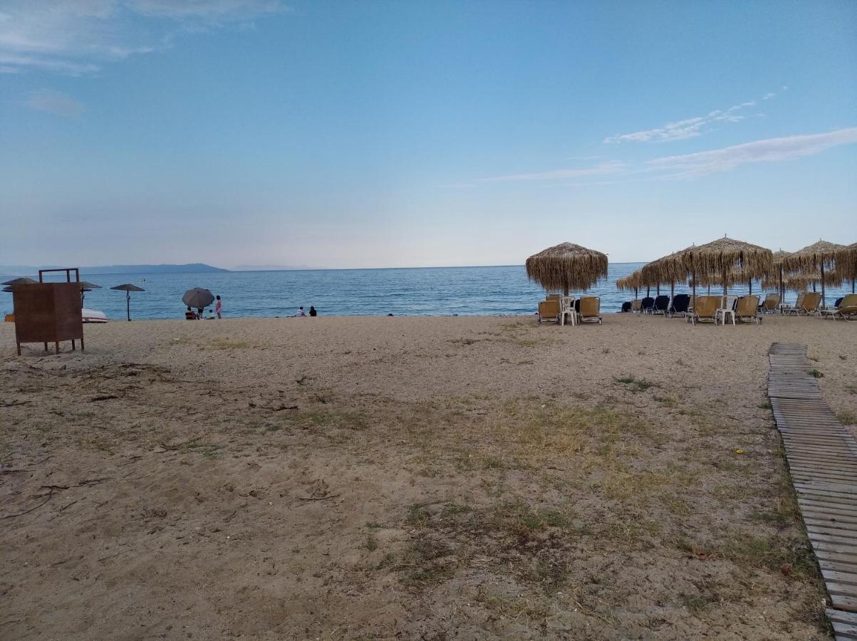 Poseidon Rooms Nea Vrasna Bagian luar foto