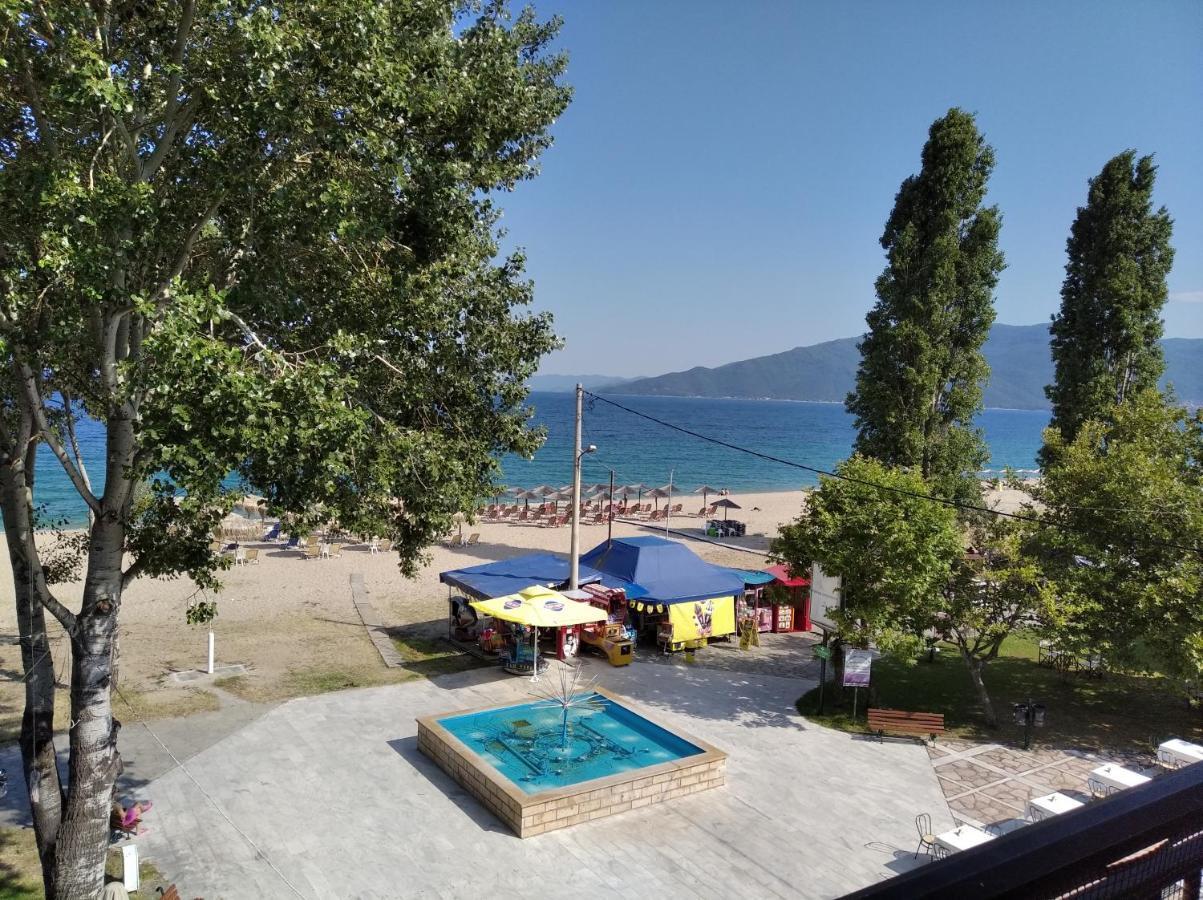 Poseidon Rooms Nea Vrasna Bagian luar foto