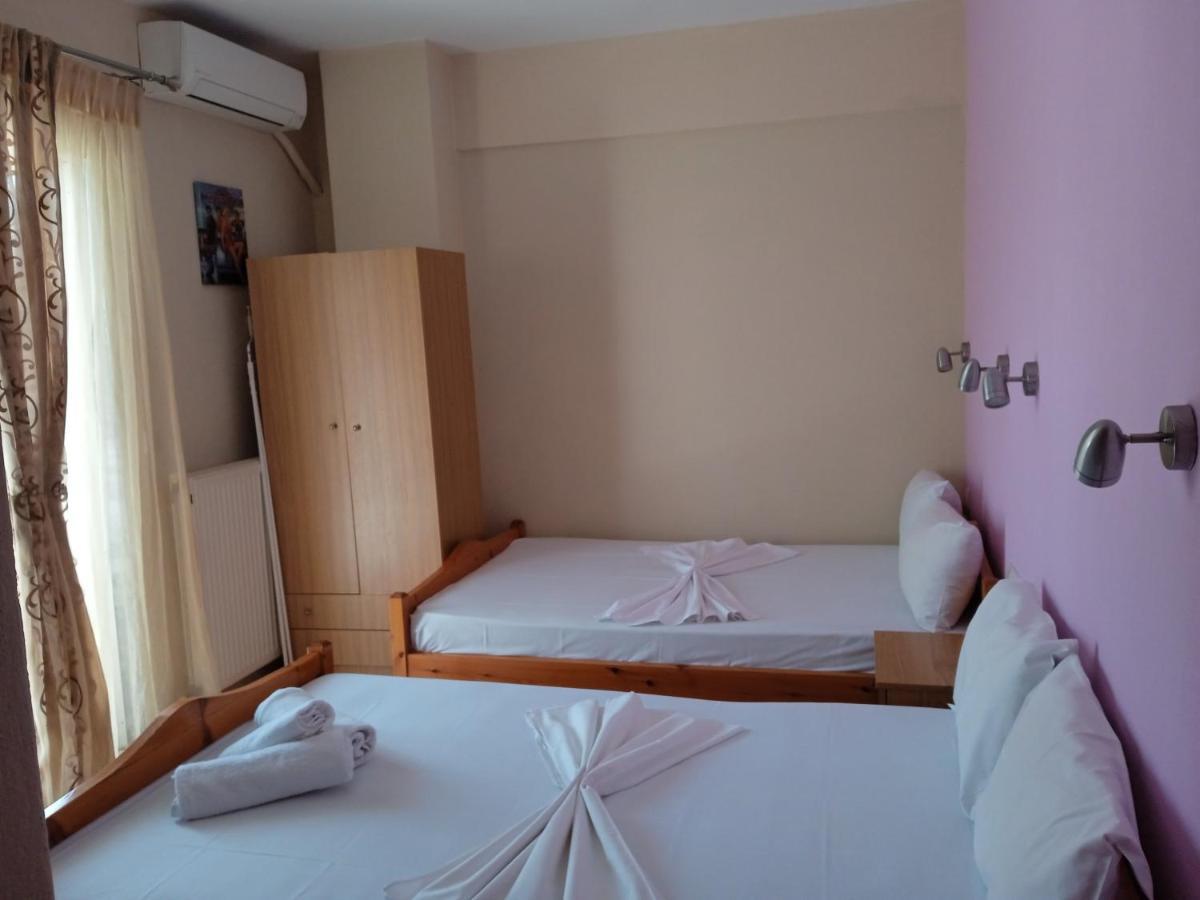 Poseidon Rooms Nea Vrasna Bagian luar foto